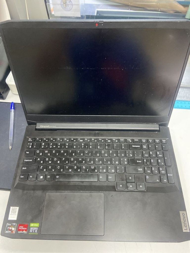 Дешиво Lenovo 15/ryzen 5 5600h ddr4/16gb ddr4/hdd 1000 gb/ssd 256 gb/geforce rtx3050 4gb с ломбарда