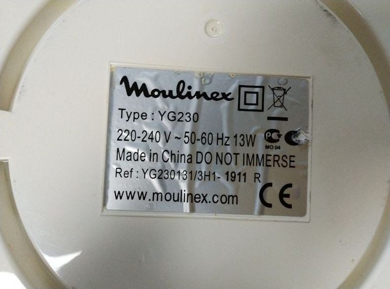 Moulinex YG230 Код:01-200782586. Зображення 5