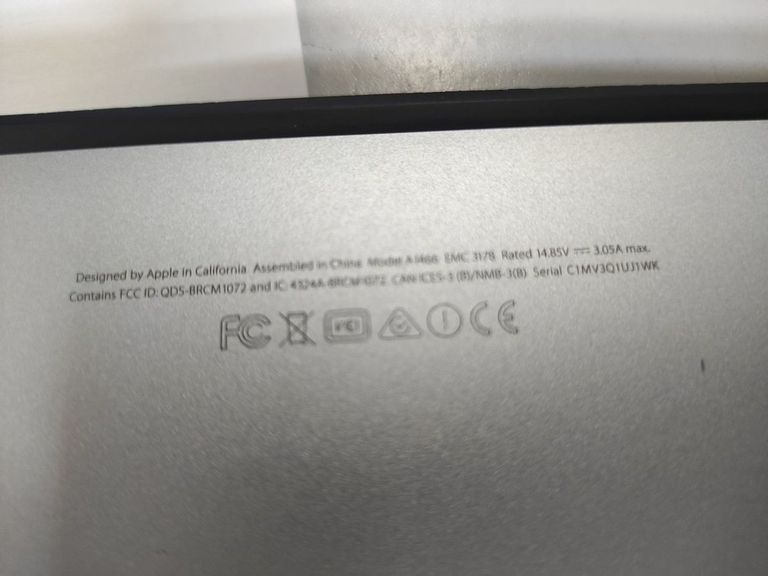 Apple macbook air a1466 2017 13,3" core i5 1,8ghz/ram8gb/ssd256gb/intel hd graphics 6000 Код:01-200789702. Изображение 6