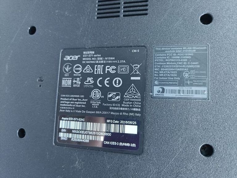 Acer 15/core i5 4200u ddr3/4gb ddr3/hdd 1200 gb/*інтегрована Код:01-200804110. Изображение 5