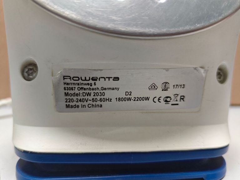 Rowenta dw 2030 Код:01-200812891. Изображение 5