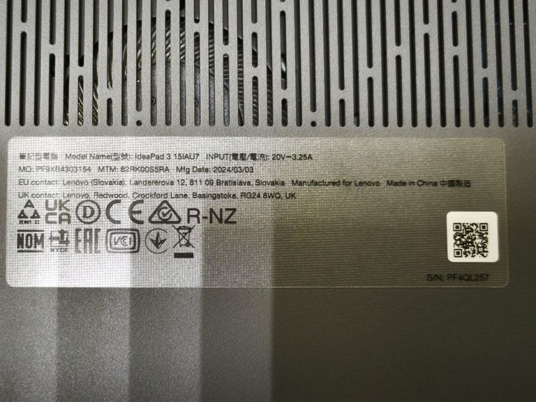 Дешево Lenovo 15/core i3-1215u ddr5/8gb ddr4/hdd *відсутній/ssd 512 gb/*інтегрована з ломбарду