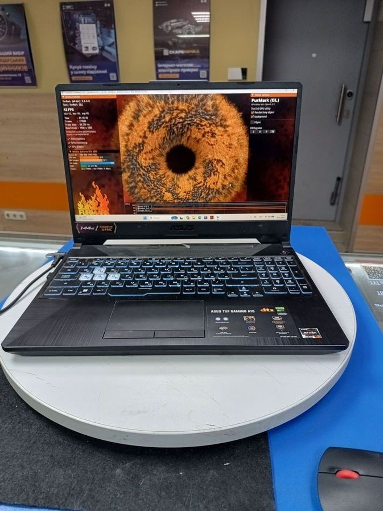 Купити Asus 15/ryzen 7 7435hs ddr5/16gb ddr5/hdd *відсутній/ssd 512 gb/geforce rtx2050 4gb Б/У