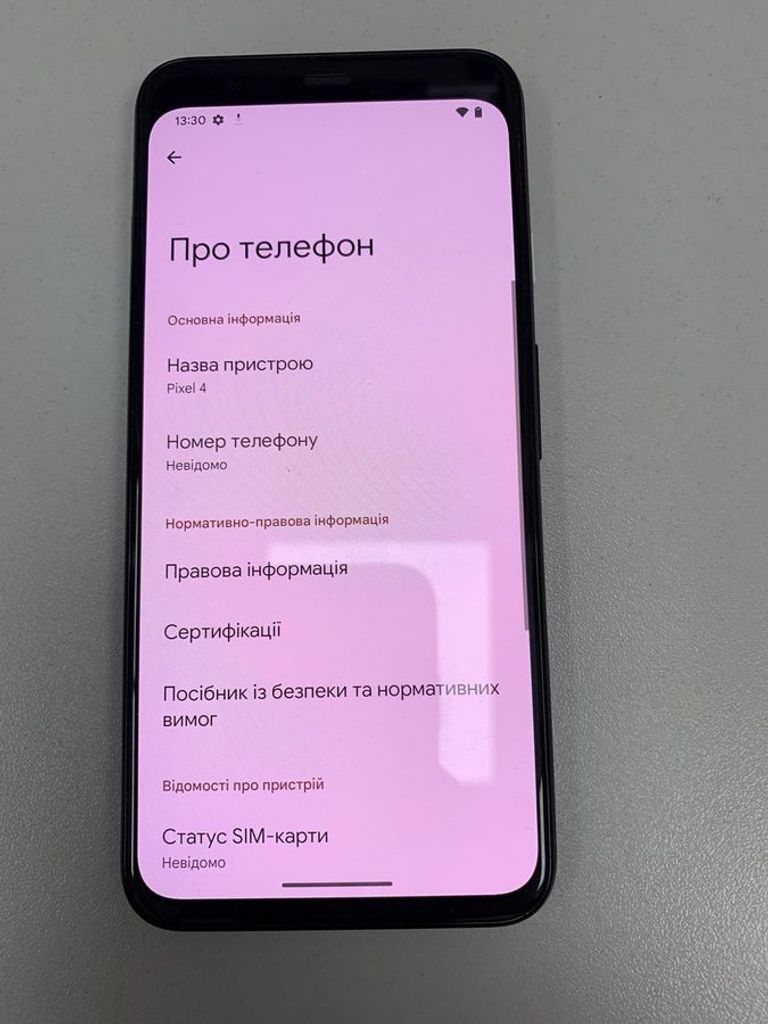 Оголошення Google pixel 4 6/64gb Б/У