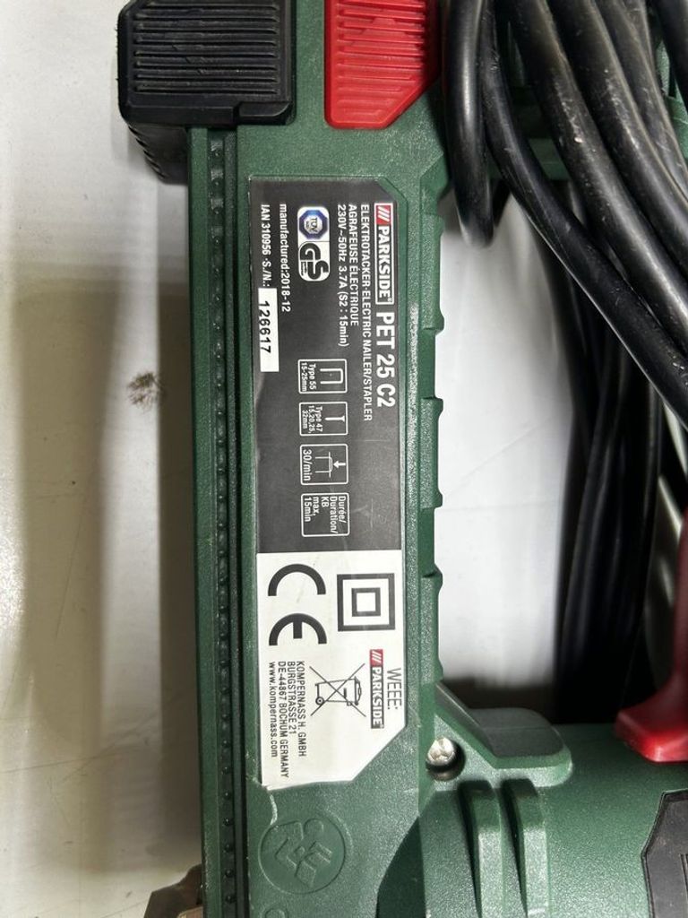 Объявление Parkside pet 25 c2 Б/У