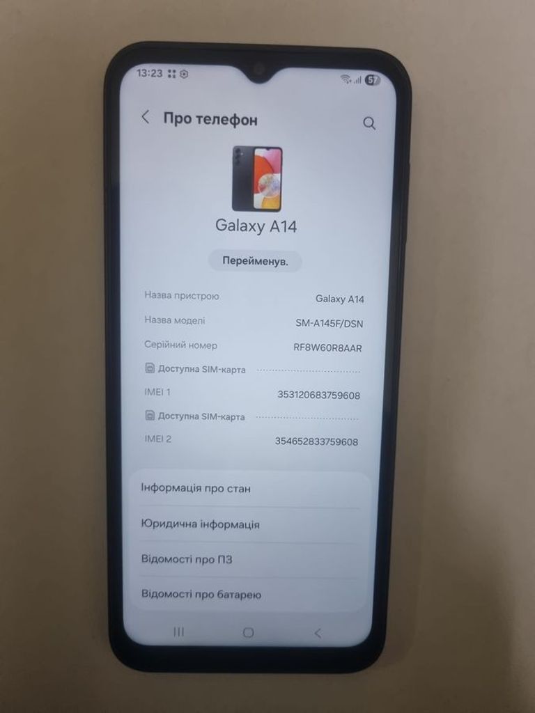 Samsung galaxy a14 4/128gb Код:01-200900306. Зображення 6