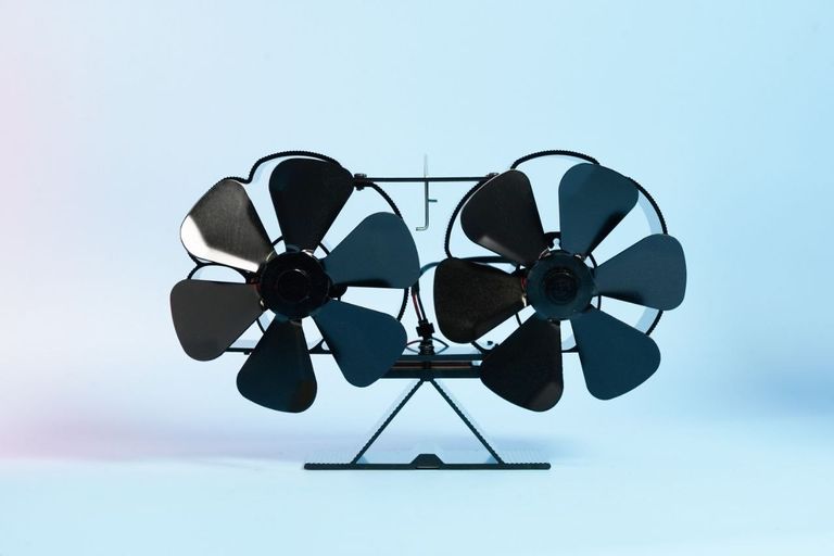 Fan heater подвійний для печі / каміна Код:null. Зображення 5