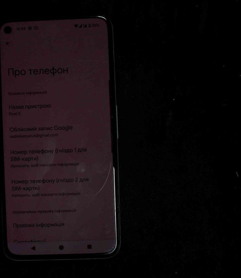 Купити Google pixel 5 8/128gb Б/У