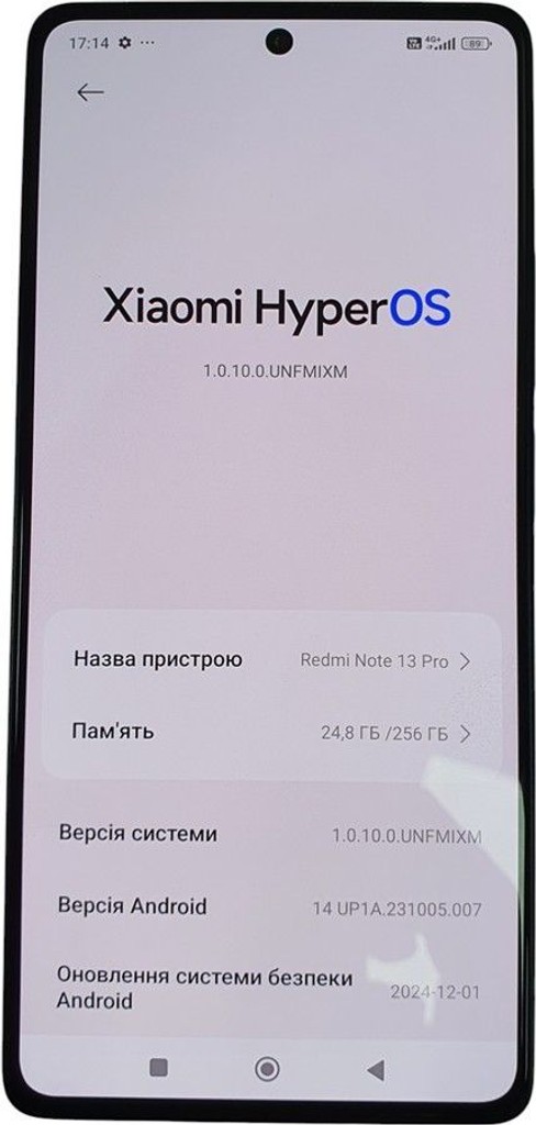 Объявление Xiaomi redmi note 13 pro 4g 8/256gb Б/У