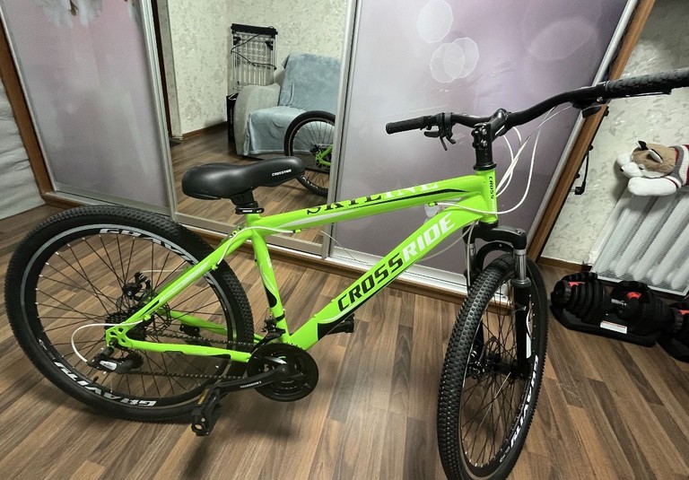 Объявление Crossride Skyline 26" / рама 17" салатовий (0239-170-2) Б/У