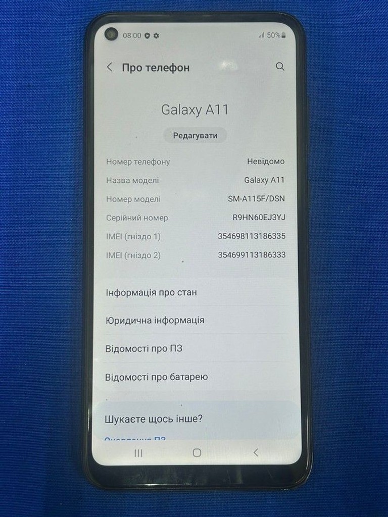 Samsung galaxy a11 2/32gb sm-a115f Код:01-200935889. Зображення 6