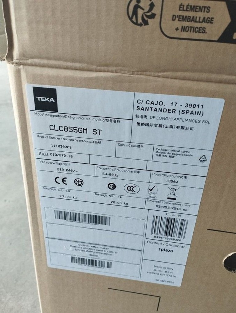 Teka CLC 855 GM (41598030) Код:01-200963803. Изображение 6