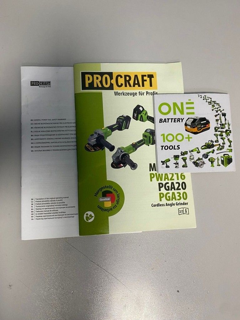 Procraft pga-20 1акб + зп Код:01-200977663. Зображення 8