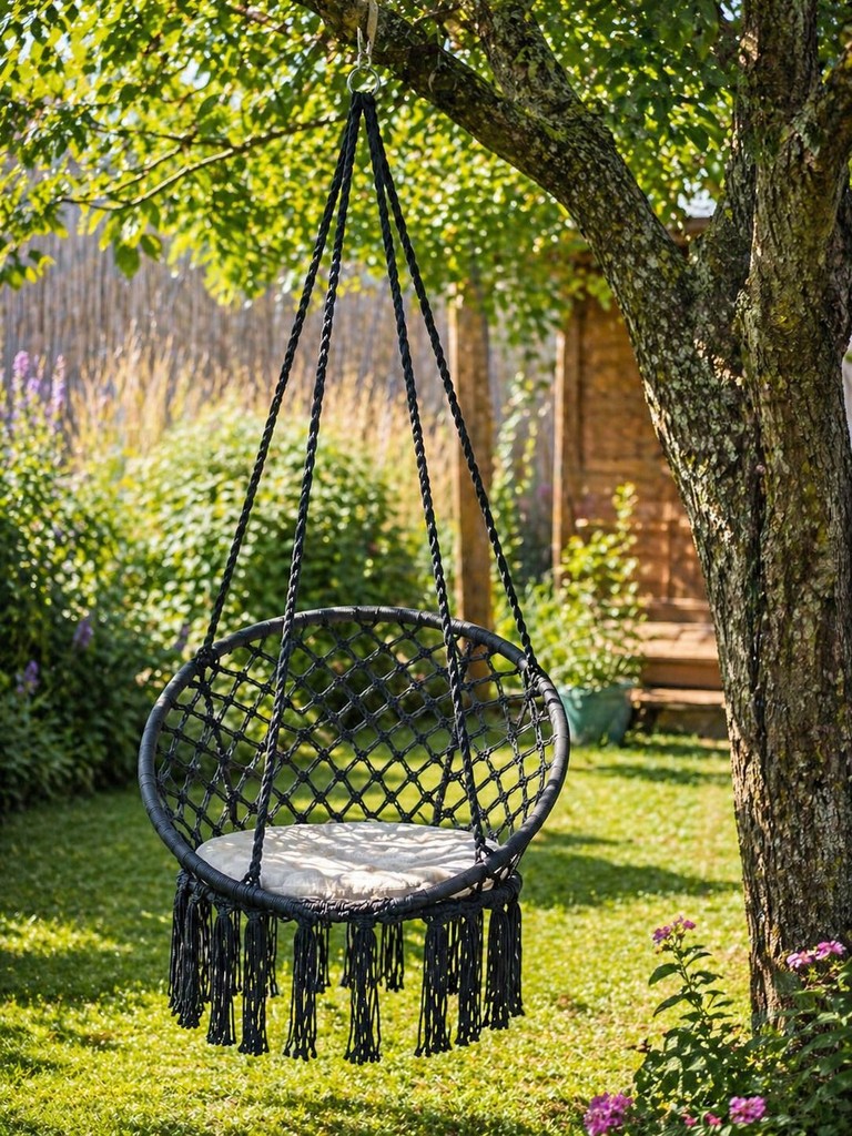 Купить Rocking chair садова 80 см Сірий Б/У