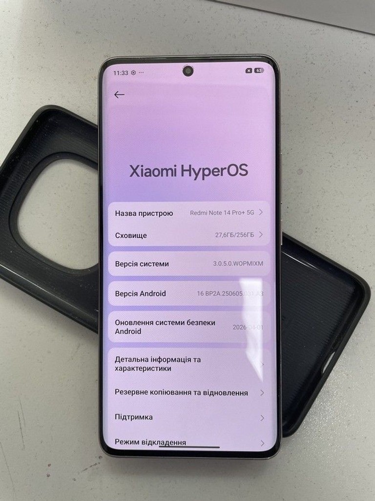 Купити Xiaomi redmi note 14 pro+ 5g 8/256gb Б/У