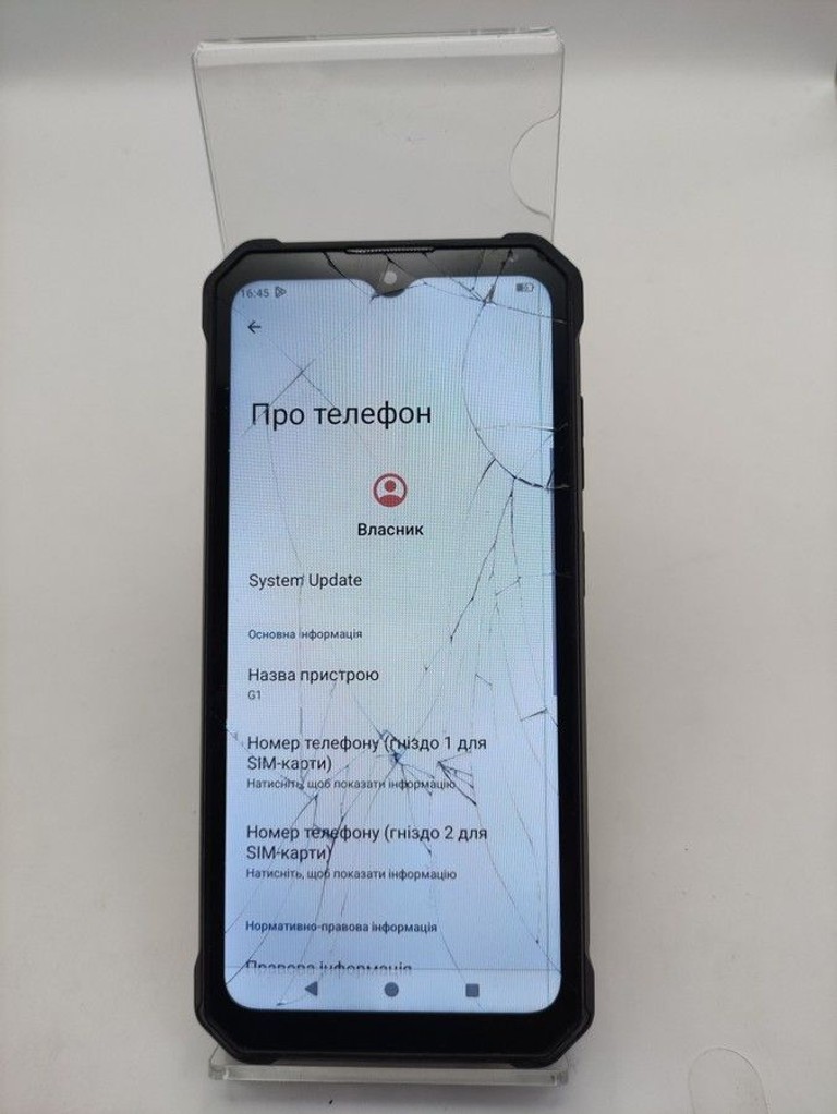 Оголошення Oukitel G1 6/256GB Black Б/У
