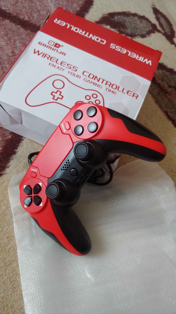 Джойстик Dualshock 4 Sony Playstation 3, 4 Игровой геймпад беспроводный ПК Gaminja P48 новый Код:null. Зображення 5