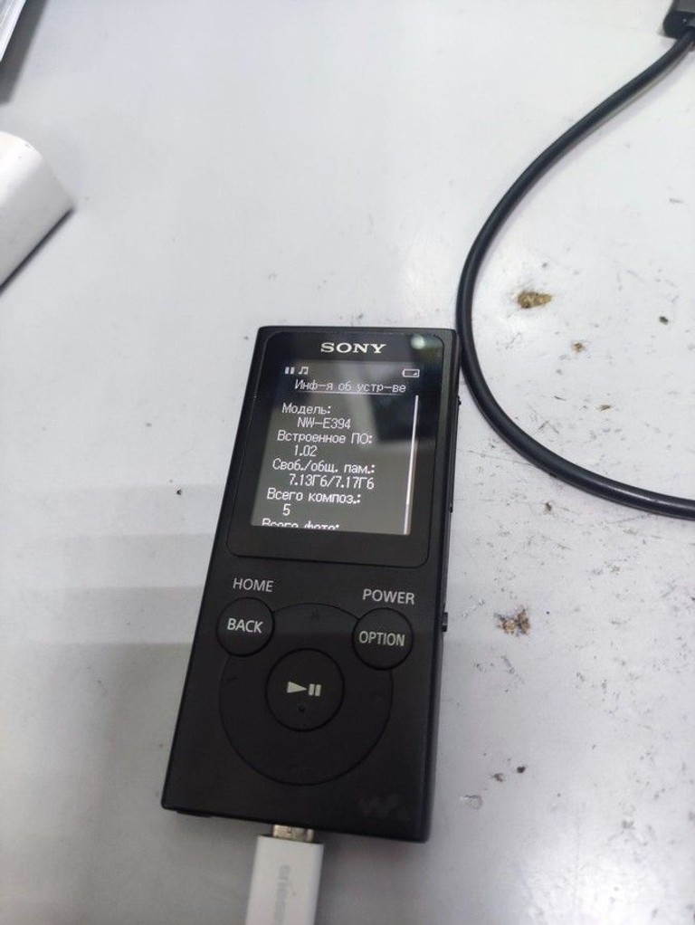 Оголошення Sony NW-E394B Black Б/У