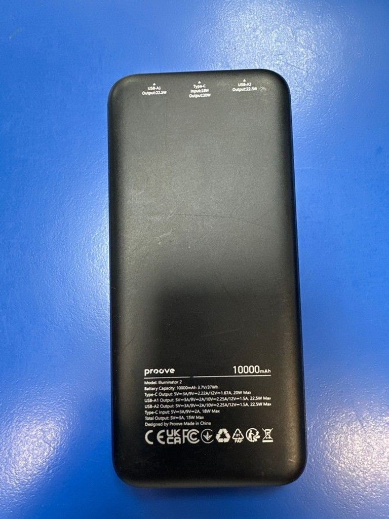 Оголошення Proove illuminator 2 22.5w 10000mah Б/У