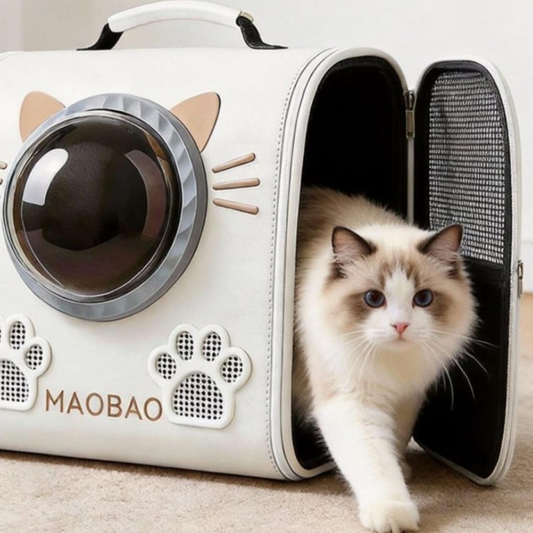Дешево S-cat для котів зі смотровим вікном та вентиляцією з ломбарду
