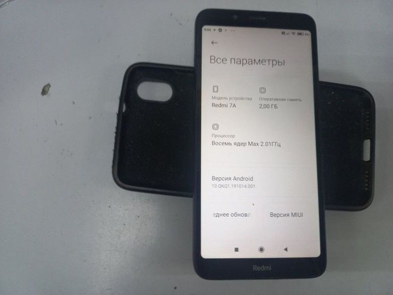 Объявление Xiaomi Redmi 7a 2/32GB Black Б/У