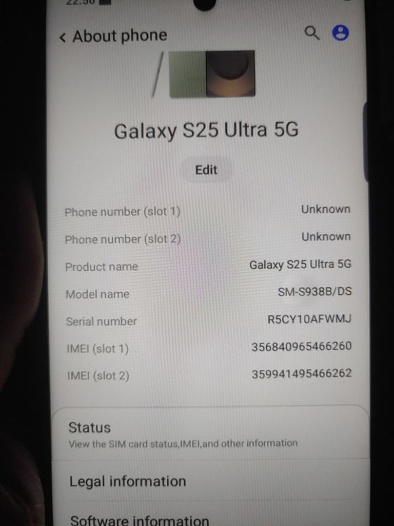 Купити Samsung Galaxy S25 Ultra 12/1TB Titanium Black (SM-S938BZKH) Б/У