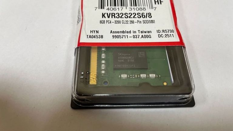 Розпродаж Kingston 8gb so-dimm ddr4 3200mhz kvr32s22s6/8, продавець Техноскарб