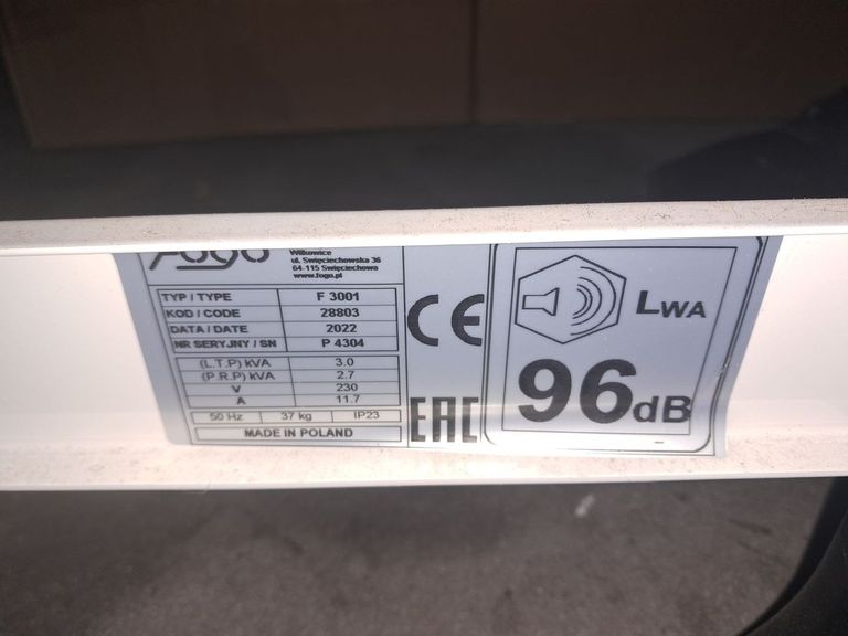 Fogo F 3001 Код:01-200749905. Изображение 6