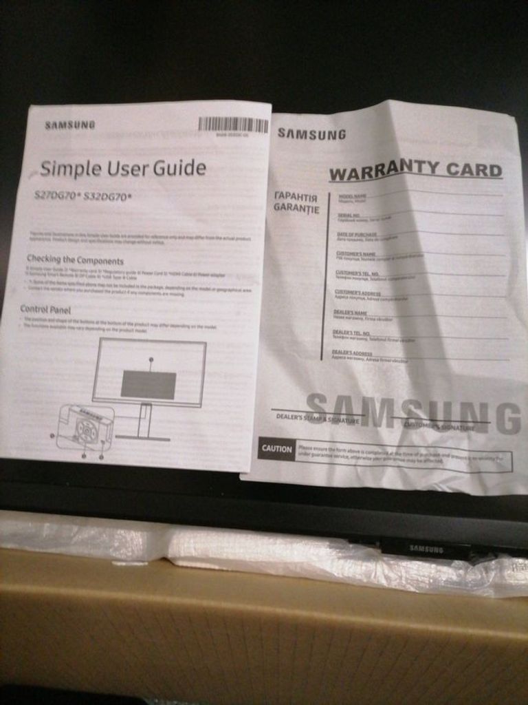 Объявление Samsung Odyssey G7 SMART (LS27DG700E) Б/У