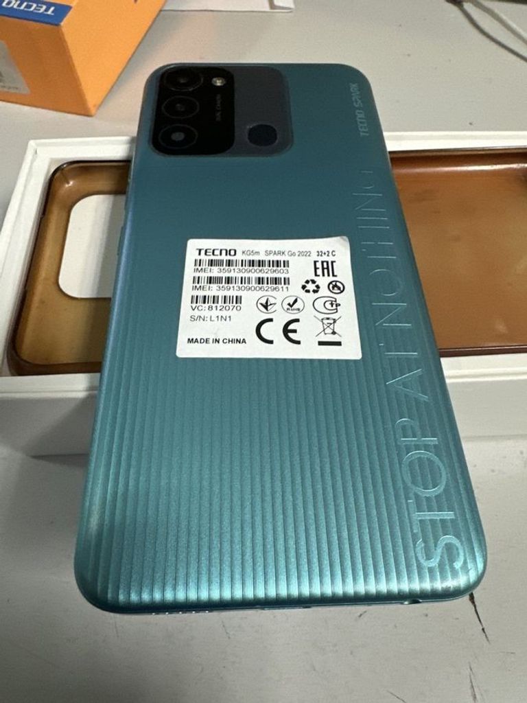 Дешево Tecno spark go 2022 kg5m 2/32gb з ломбарду