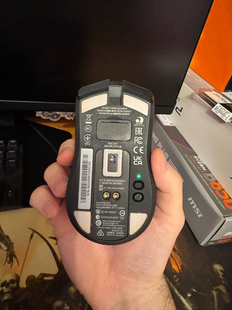 Дешиво Razer viper ultimate rс30-03050100 20000dpi +док-станція с ломбарда