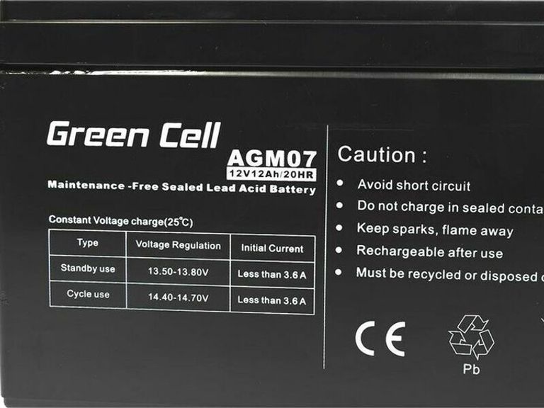 Оголошення Greencell AGM 12V 12Ah Б/У