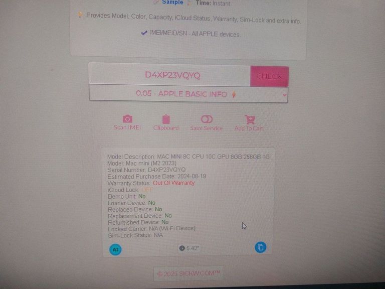 Apple mac mini a2686 mmfj3 m2/8core/ram8gb/ssd256gb Код:01-200809493. Зображення 5