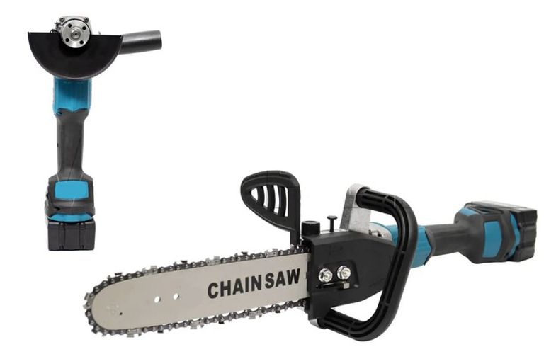 Купить Angle grinder G4383 з насадкою пила 2в1 в кейсі 2АКБ Б/У