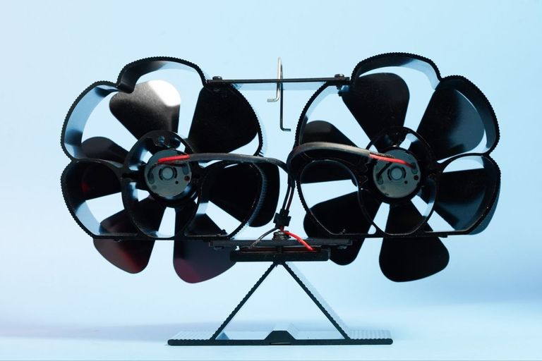 Fan heater подвійний для печі / каміна Код:null. Зображення 4