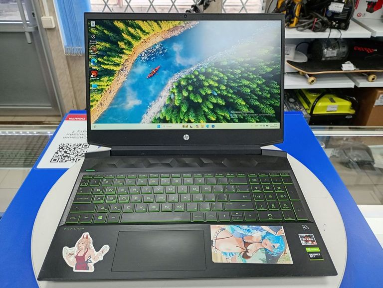 Купити Hp 15/ryzen 5 5600h ddr4/16gb ddr4/ssd 1000 gb/geforce gtx1650 4gb Б/У