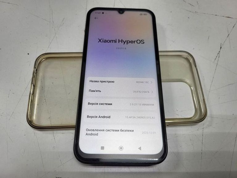 Оголошення Xiaomi redmi 15c 4g 8/256gb Б/У