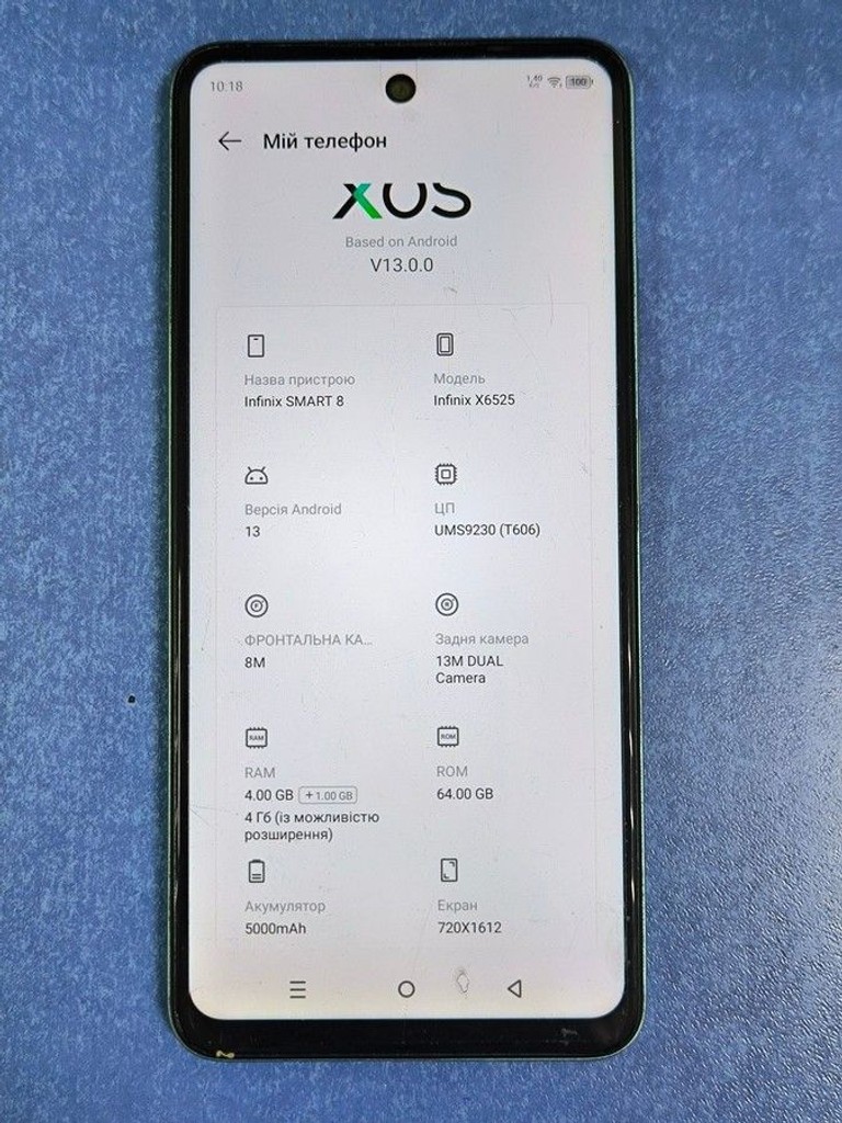 Infinix smart 8 x6525 4/64gb Код:01-200925284. Изображение 6