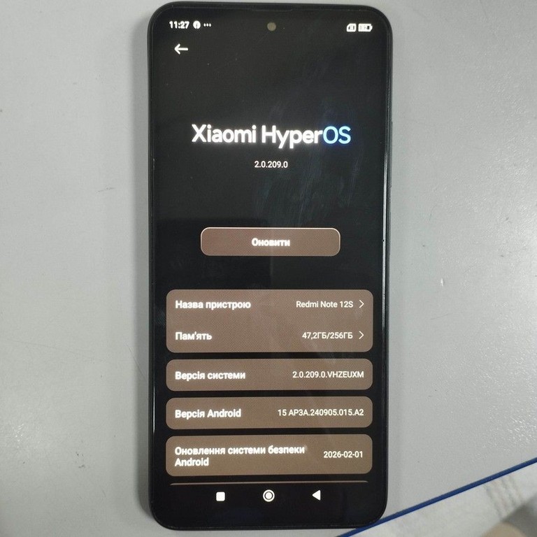 Объявление Xiaomi redmi note 12s 8/256gb Б/У