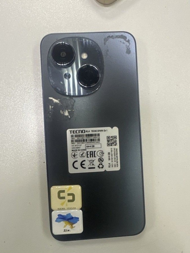 Купити Tecno spark go 1 kl4 4/64gb Б/У
