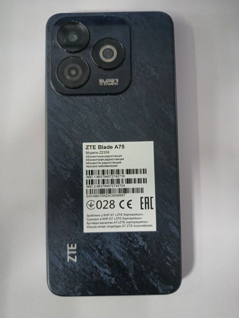 Zte Blade A75 4/128GB Black Код:01-200950455. Зображення 6