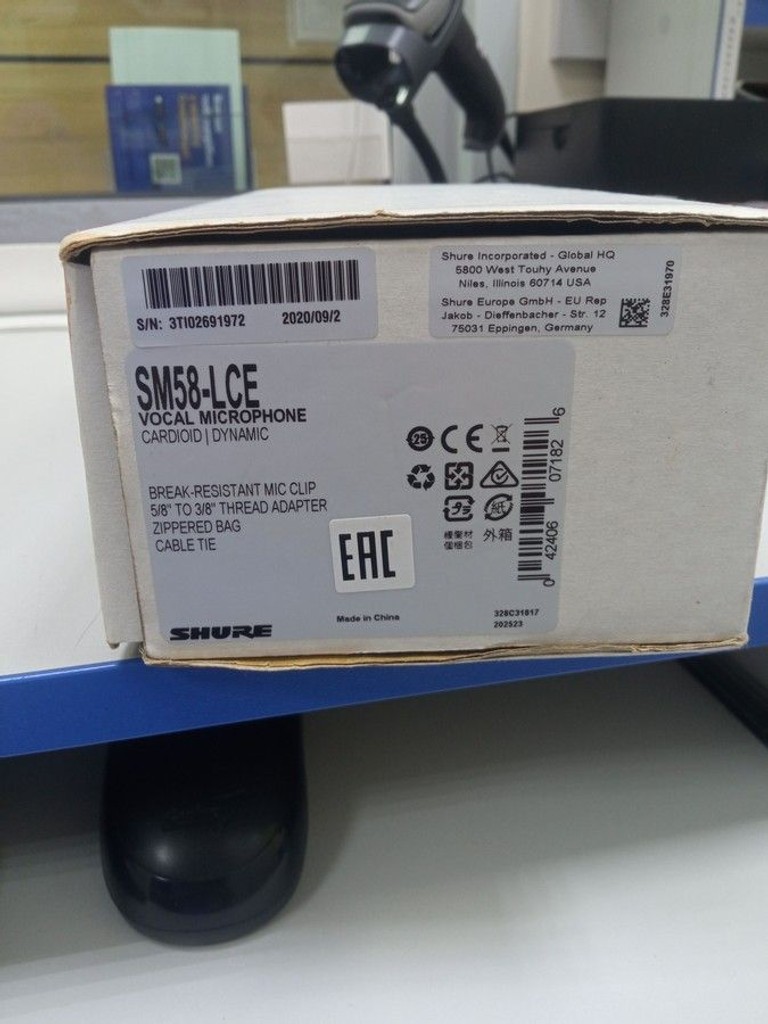 Shure SM58-LCE Код:01-200966680. Зображення 5