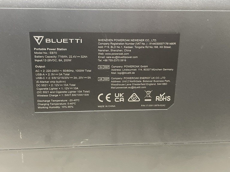 Дешево BLUETTI EB70 з ломбарду