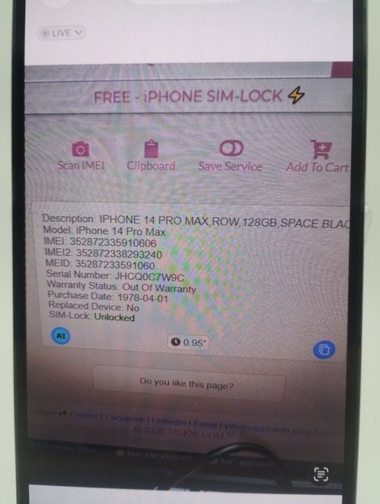 Apple iphone 14 pro max 128gb Код:01-201006109. Зображення 10