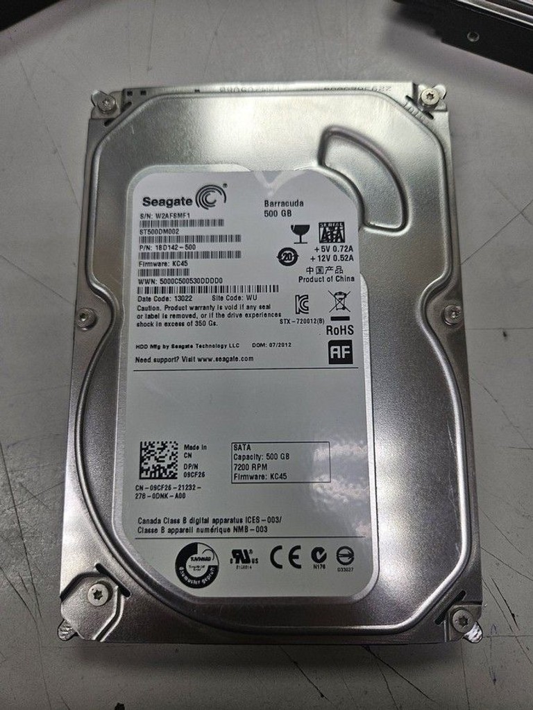 Объявление Seagate barracuda 7200.12 st500dm002 500gb Б/У