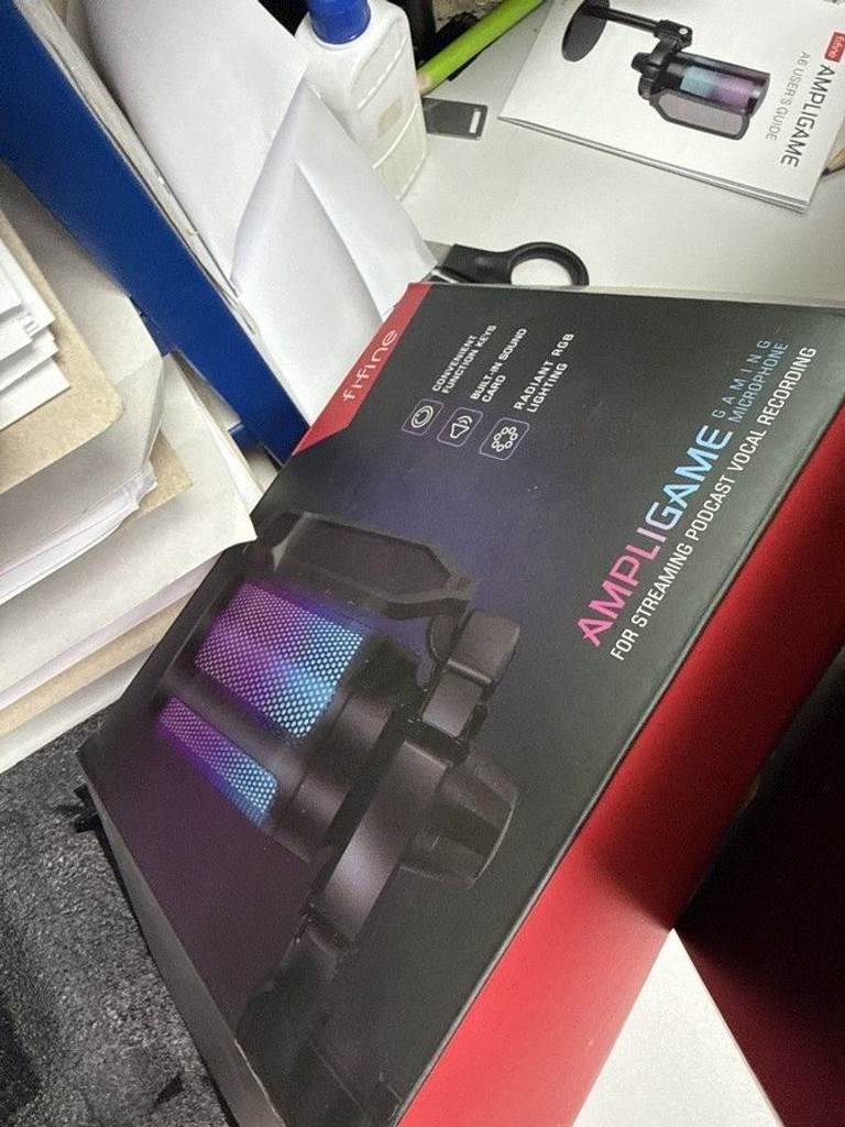 Оголошення Fifine a6w rgb ampiligame Б/У