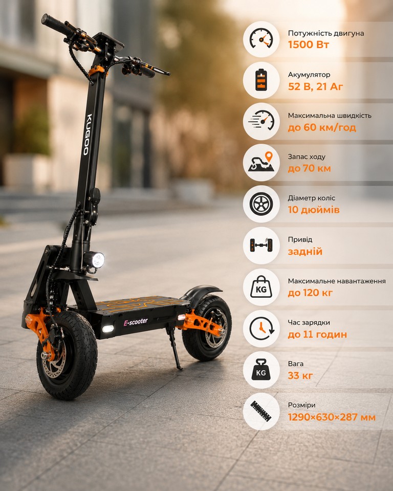 Kugoo Kirin G2 PRO Код:null. Зображення 8