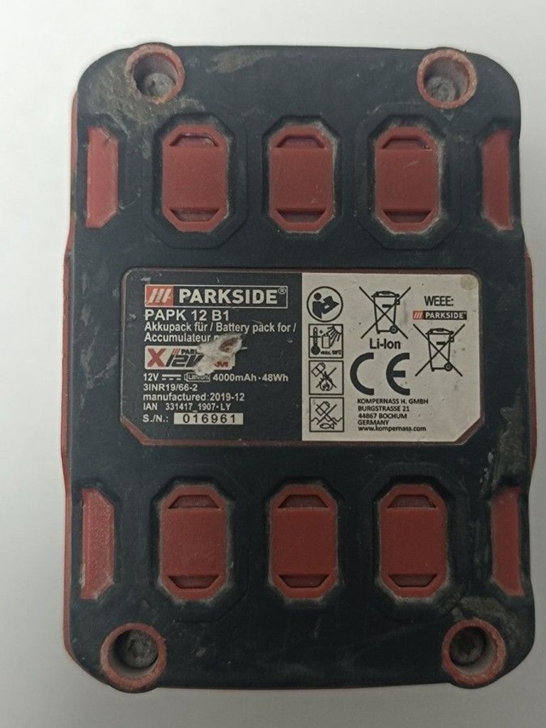 Parkside pbha 12 a1 1акб 12v 2ah + набір + зп Код:01-201072104. Зображення 5