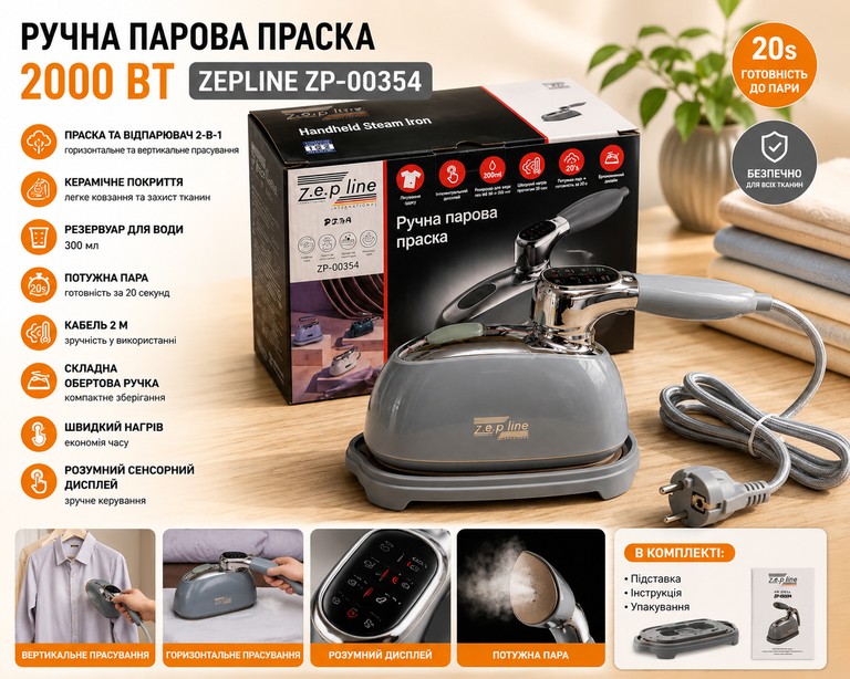 Купити Zepline ZP-00354 Сірий Б/У