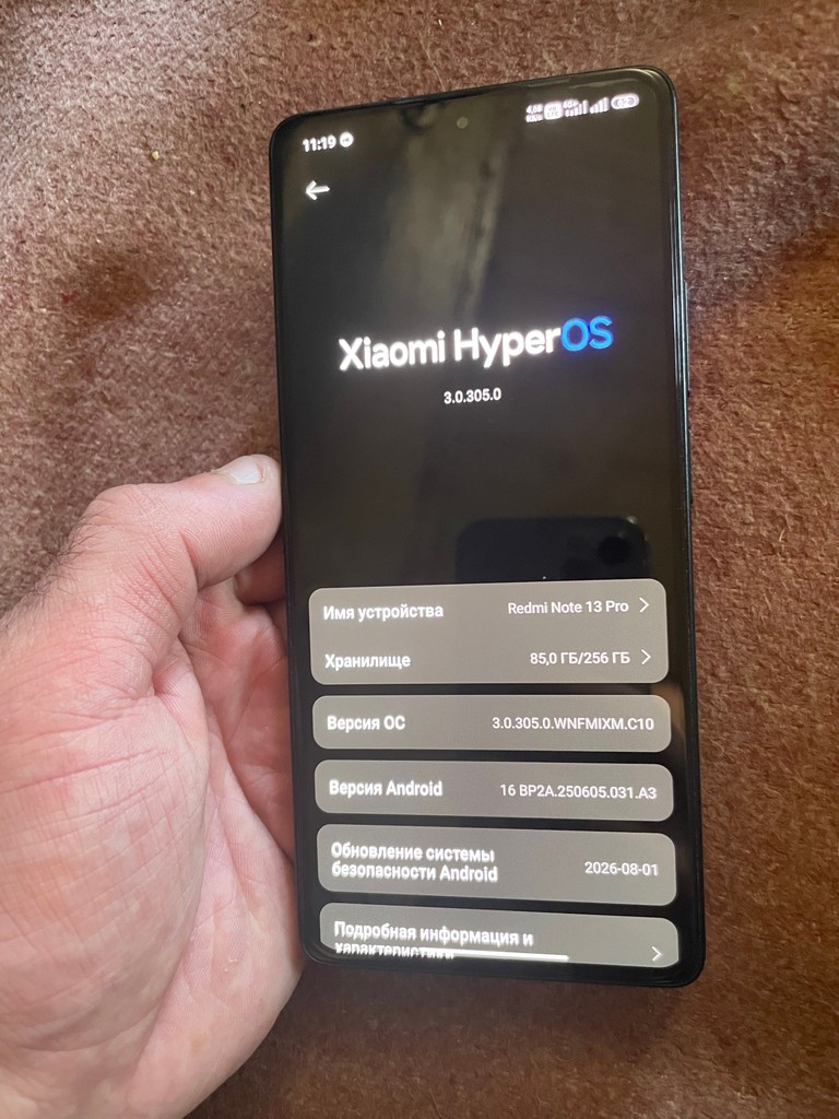Купити Xiaomi Redmi Note 13 Pro 4G 8/256GB Midnight Black Б/У